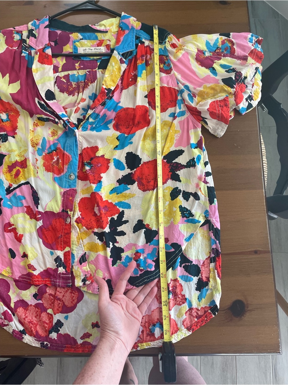 We The Free Multicolor Floral Button-Down Shirt - Picture 7 of 8